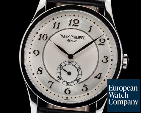 Patek Philippe Calatrava Platinum 5196P TIFFANY Silver Dial.